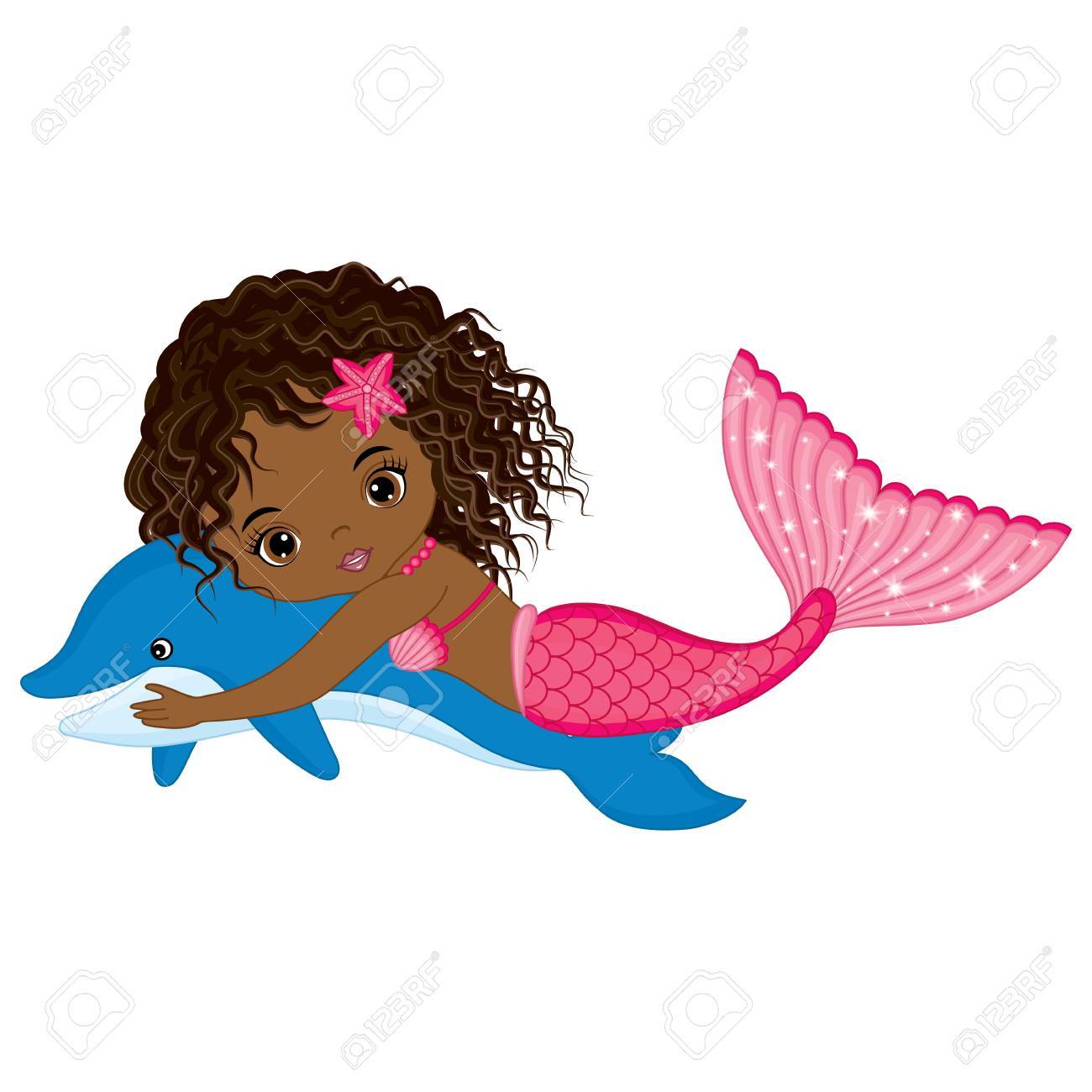 イルカと泳ぐかわいい人魚をベクトルします ベクトルのアフリカ系アメリカ人の人魚 人魚のベクトル図 のイラスト素材 ベクタ Image イルカと泳ぐかわいい人魚をベクトルします ベクトルのアフリカ系アメリカ人の人魚 人魚のベクトル図 のイラスト素材 ベクタ Image