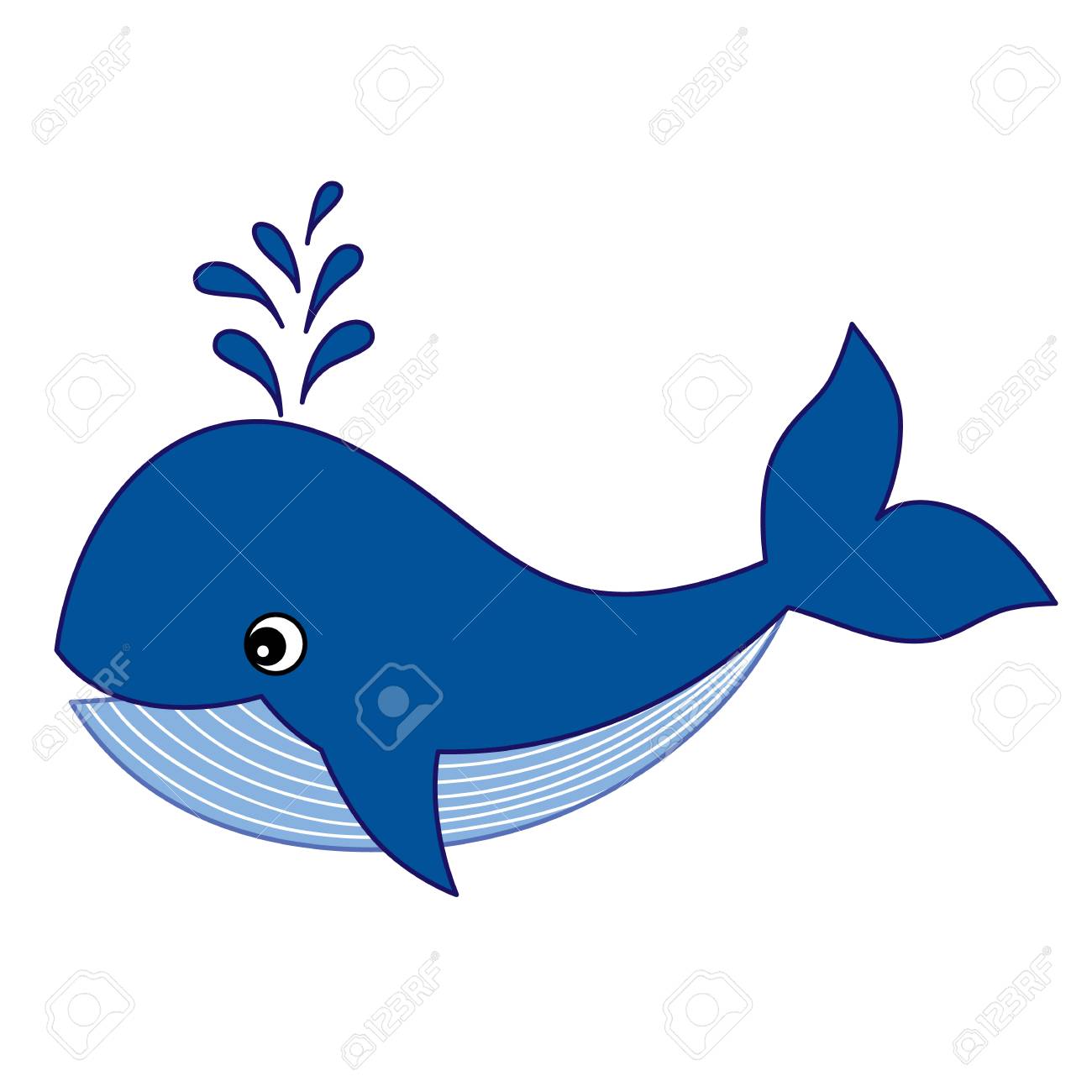 Vector Cute Cartoon Whale Vector Whale Whale Vector Illustration Royalty Free Cliparts Vectors And Stock Illustration Image 89047701