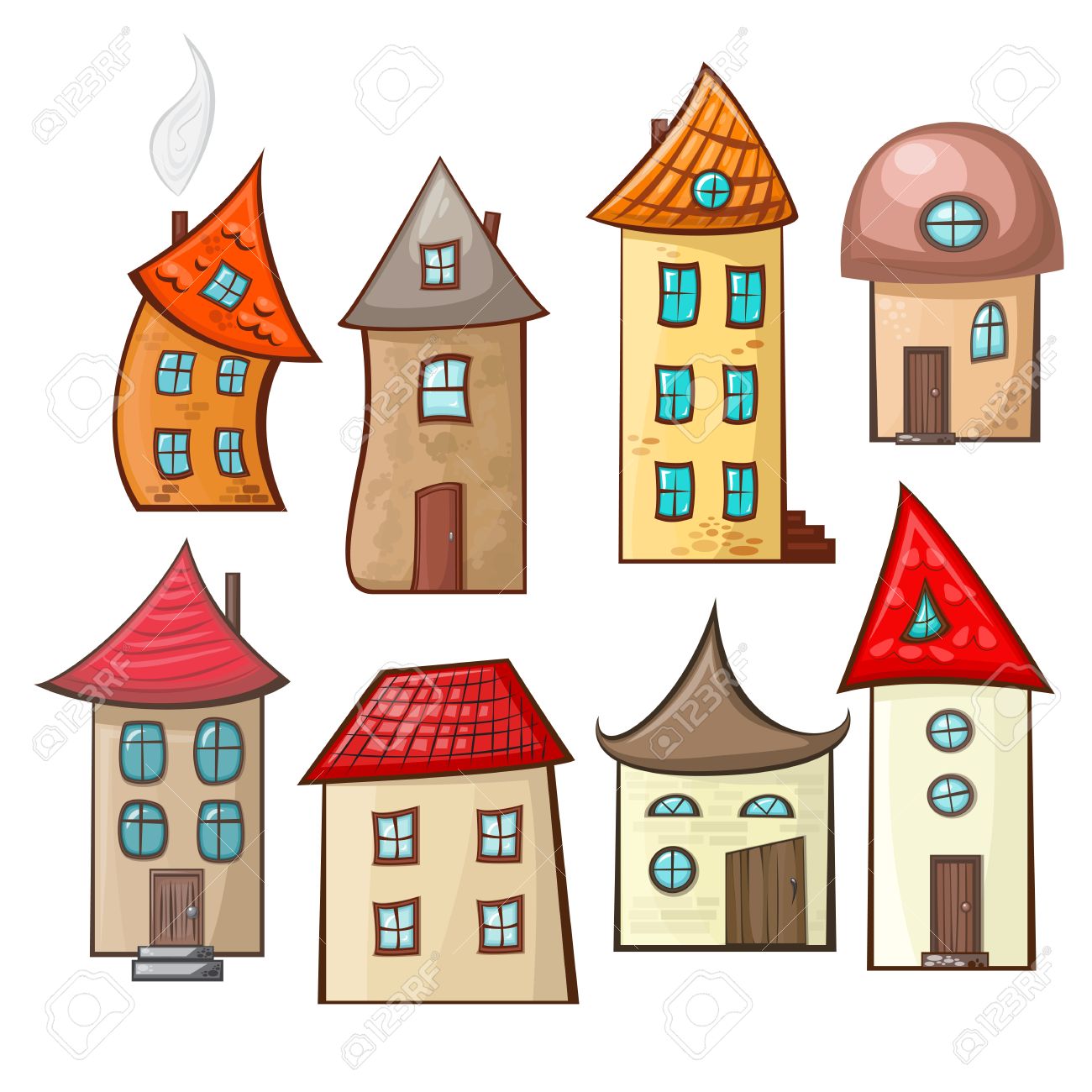 pics of cartoon houses