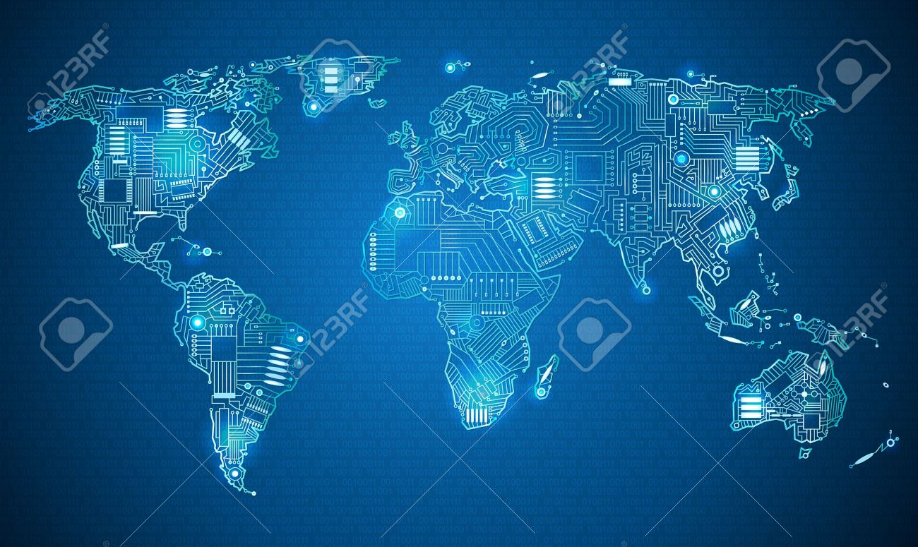 carte du monde electronique Monde Numérique De Style De La Technologie De La Carte Du Monde  carte du monde electronique Monde Numérique De Style De La Technologie De La Carte Du Monde