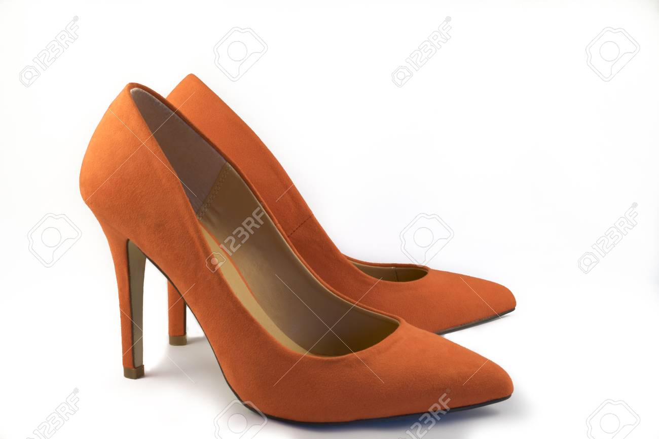 zapatos naranjas