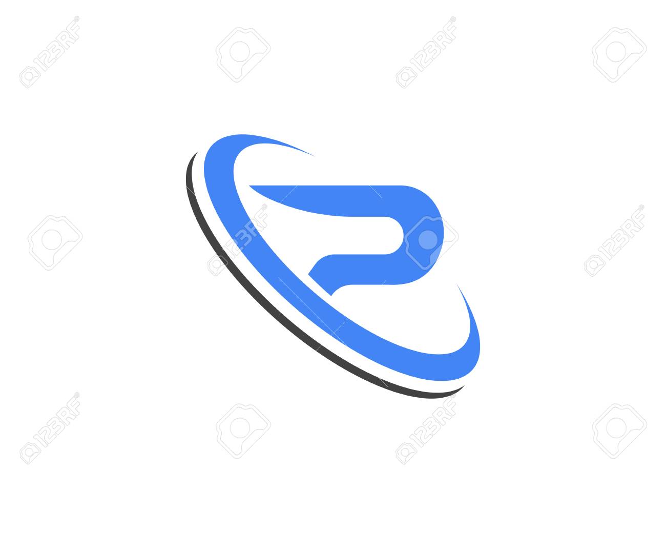p logo letter business corporate design vector ロイヤリティフリー