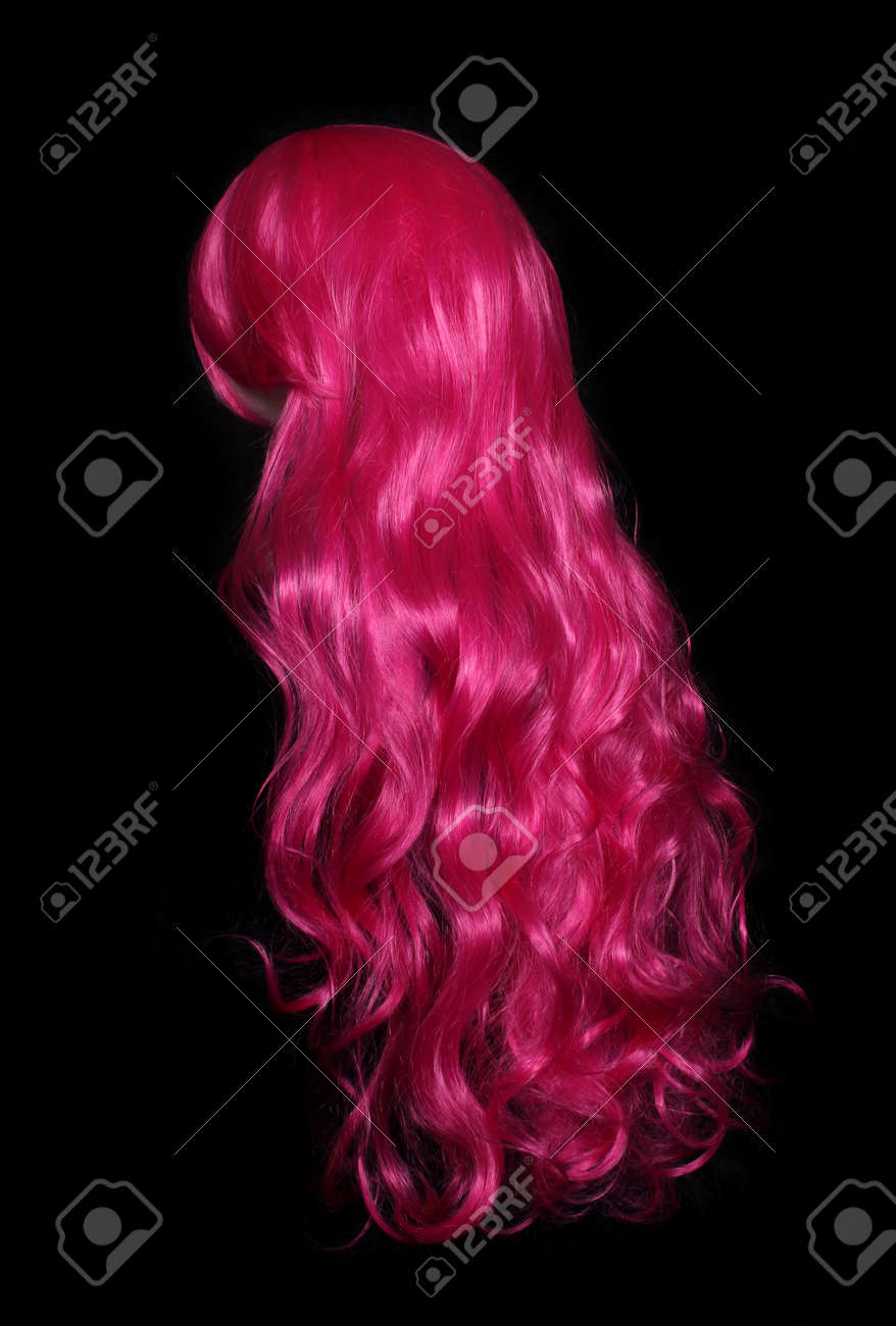 pink wig head