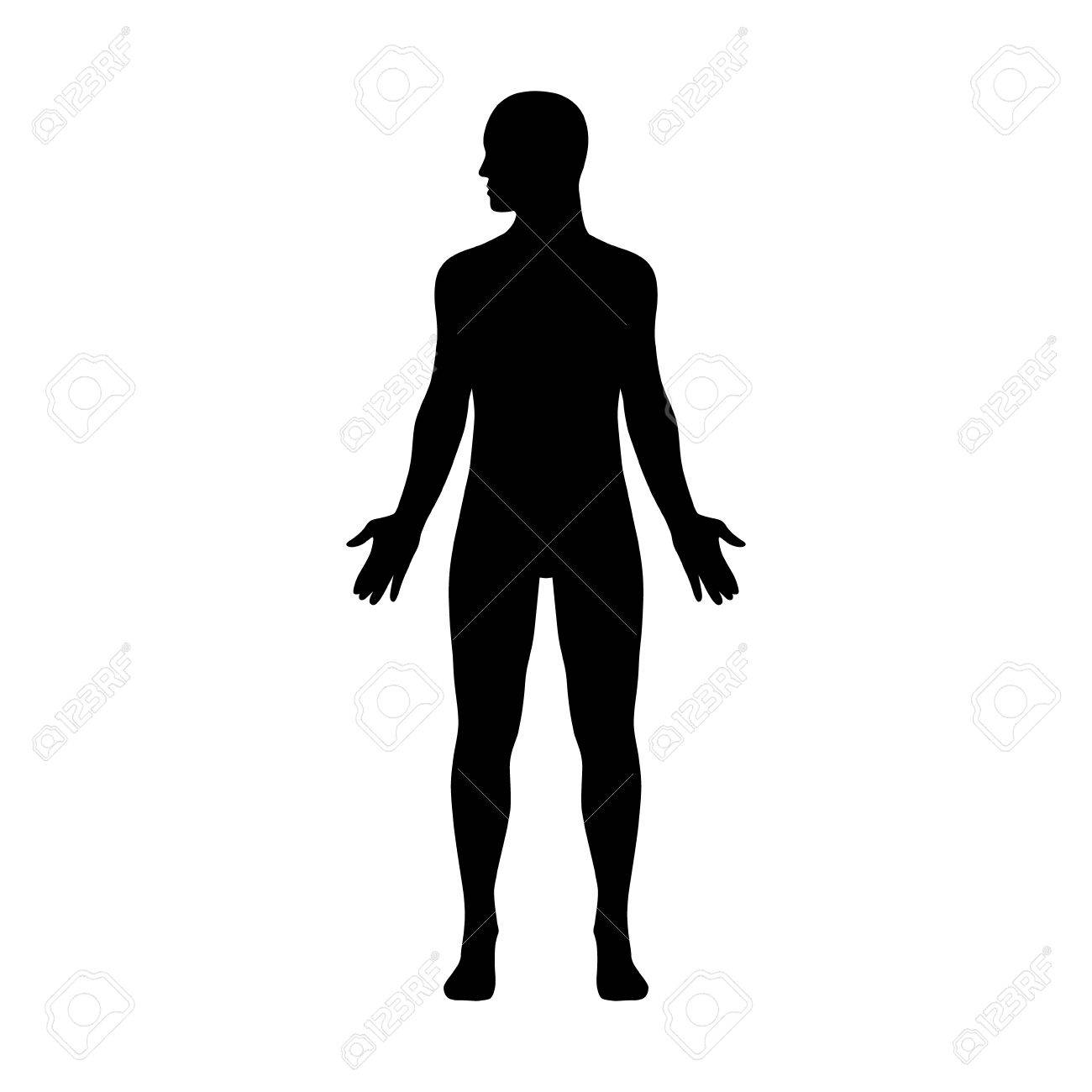 Male human body with head turned to side flat icon for apps and websites - 58944851 Male human body with head turned to side flat icon for apps and websites - 58944851
