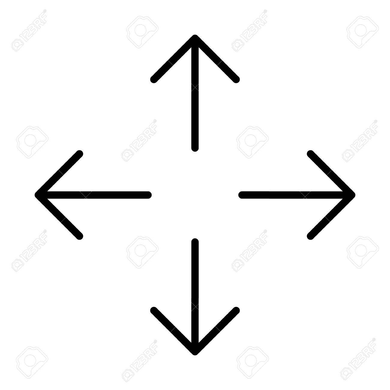 up down left right