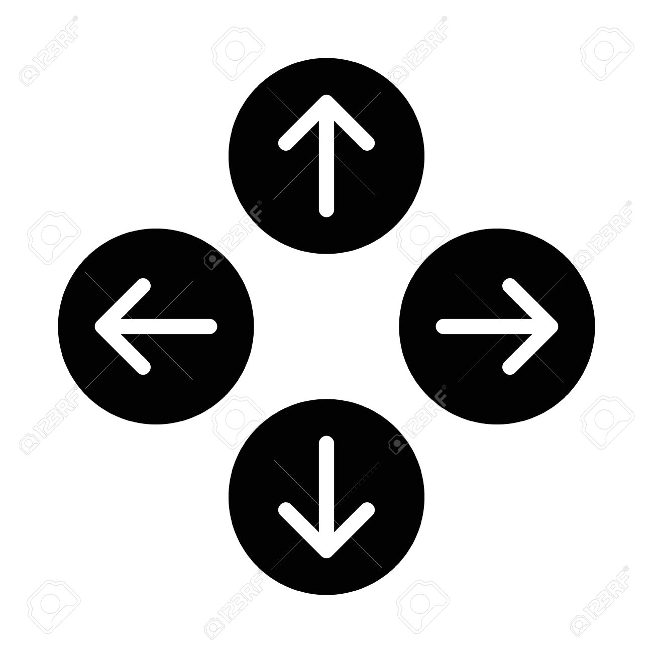 up down left right
