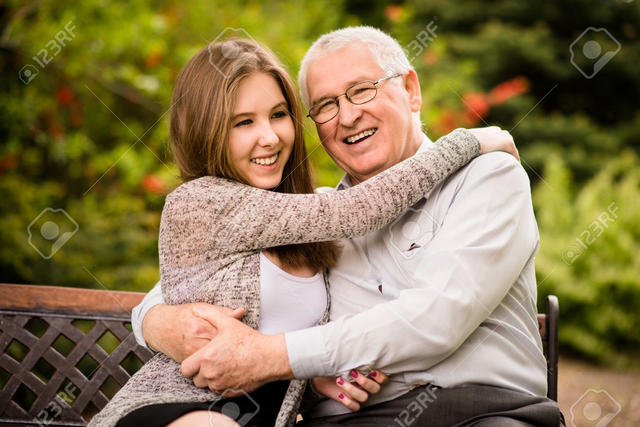 grandfather and grandchild hug stock photo picture and royalty free