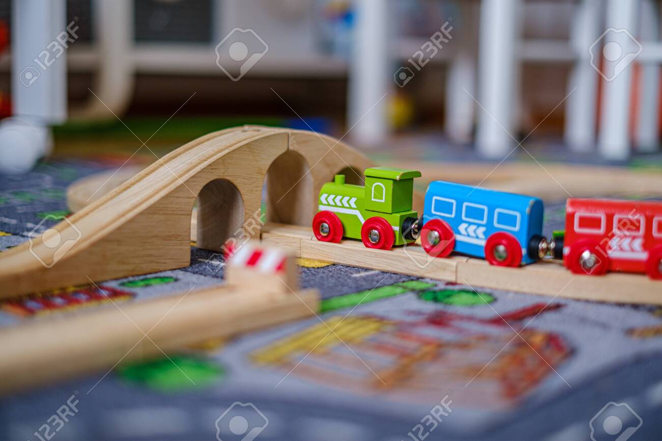 wooden train baby