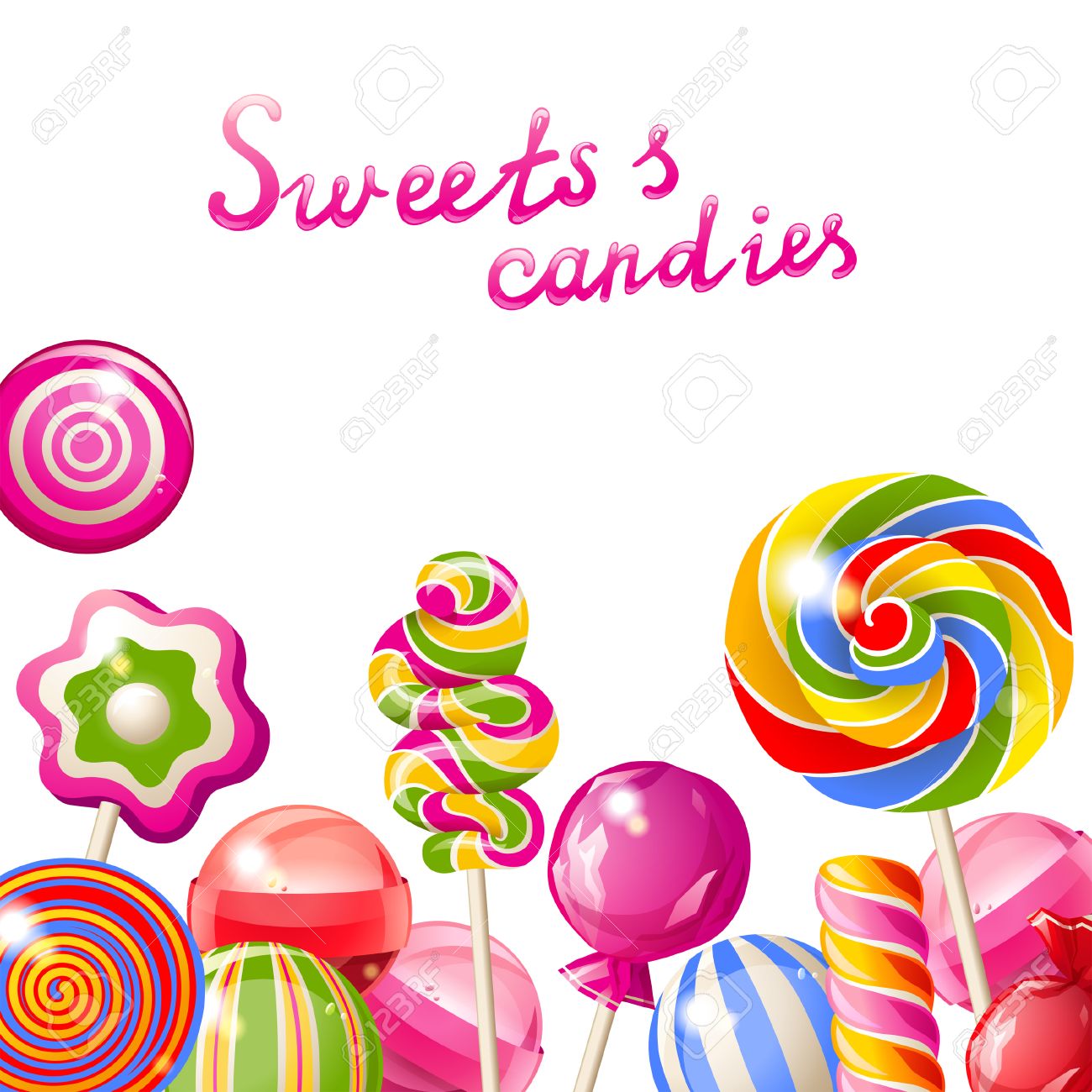 background with bright colorful