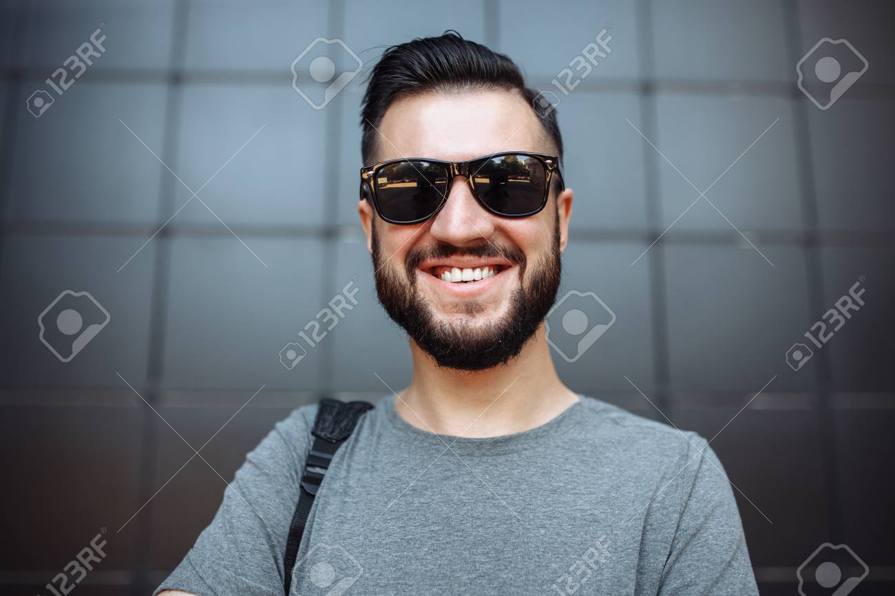 stylish guy glasses