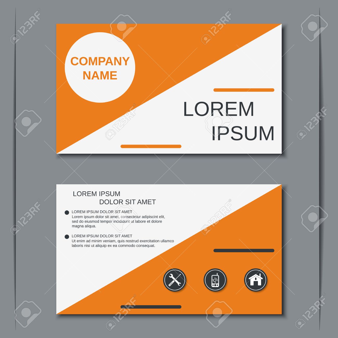 modern business visiting card design template royalty free cliparts