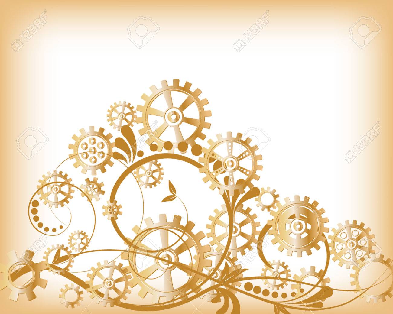 Abstract Mechanical Background With Floral Elements Vector Illustration Steampunk Gear Royalty Free Cliparts Vectors And Stock Illustration Image 3974 Abstract Mechanical Background With Floral Elements Vector Illustration Steampunk Gear Royalty Free Cliparts Vectors And Stock Illustration Image 3974