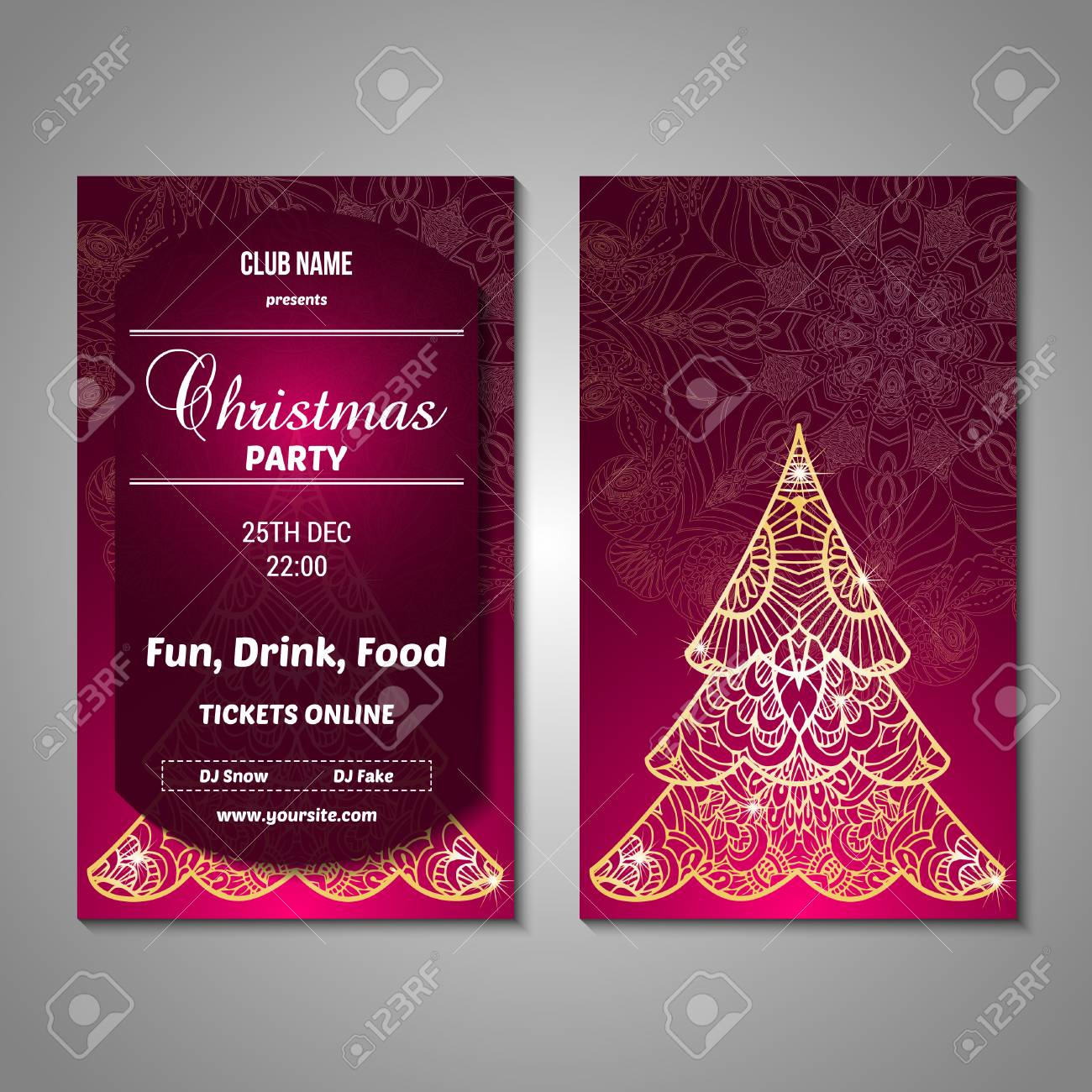 christmas tree flyer