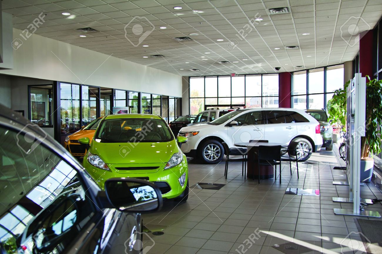 New Car Dealer Auto Showroom Stock Photo, Picture And Royalty Free Image. Image 17025212.