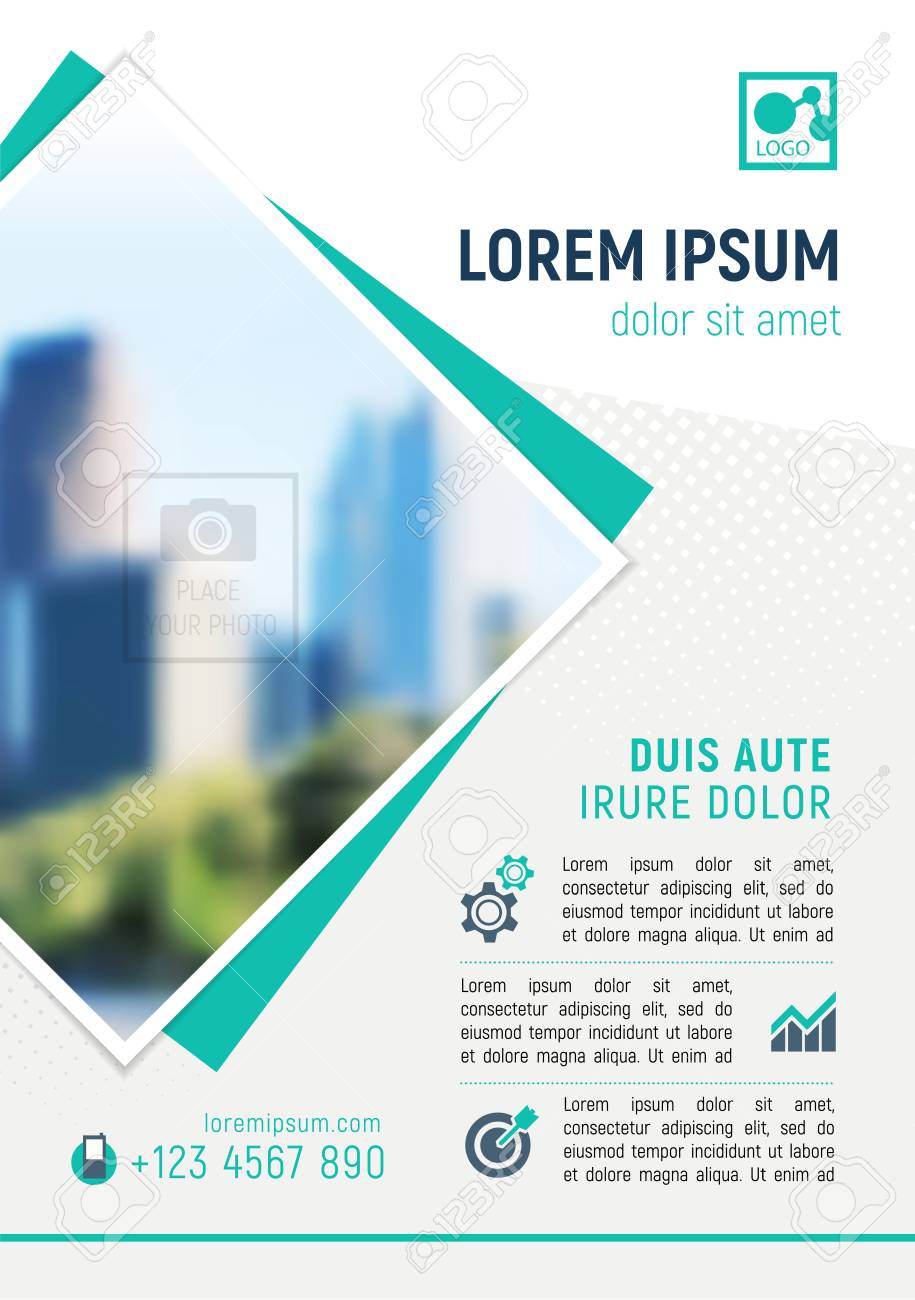 poster flyer pamphlet brochure cover design layout space for