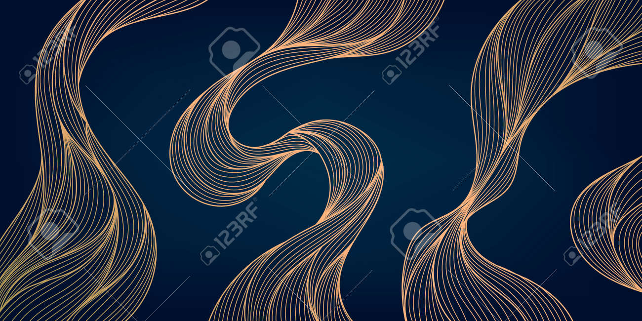 Reticolo di lusso dorato astratto di vettore, priorità bassa di linee. linea di carta da parati artistica. texture art deco ondulata per stampa, tessuto, design di packaging. mare, oceano, arte del paesaggio in stile giapponese. - 187197046 Reticolo di lusso dorato astratto di vettore, priorità bassa di linee. linea di carta da parati artistica. texture art deco ondulata per stampa, tessuto, design di packaging. mare, oceano, arte del paesaggio in stile giapponese. - 187197046