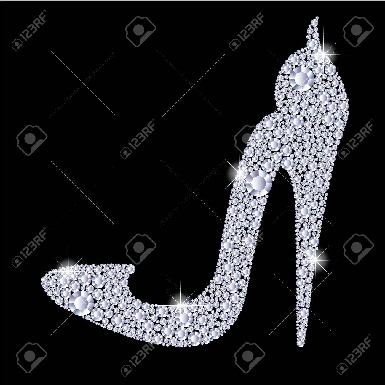 heels diamonds