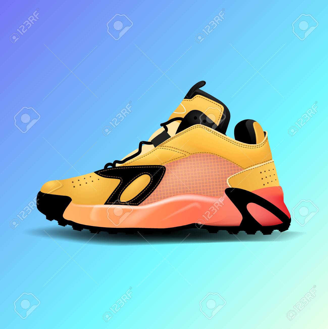 trendy running sneakers