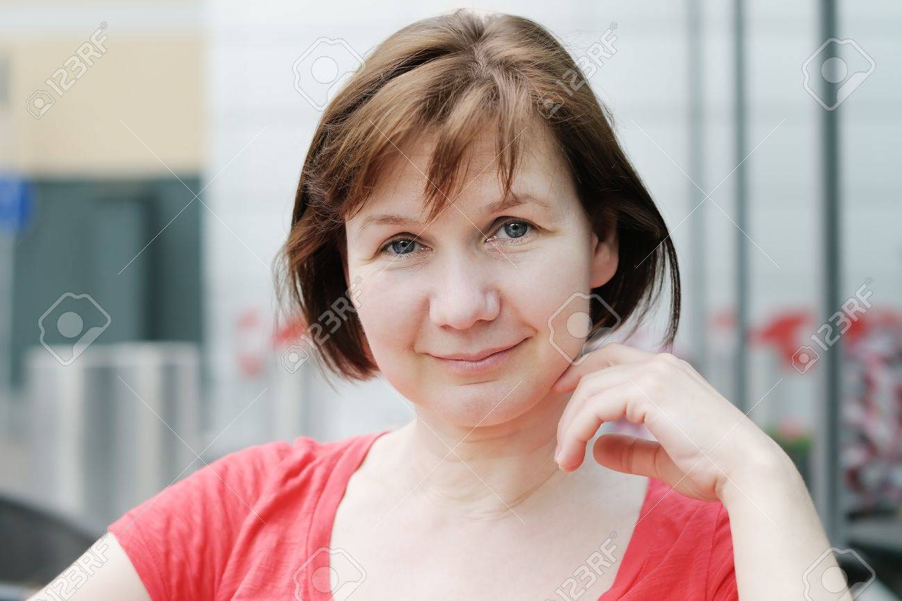 Portrait of attractive middle age woman - 20147383 Portrait of attractive middle age woman - 20147383