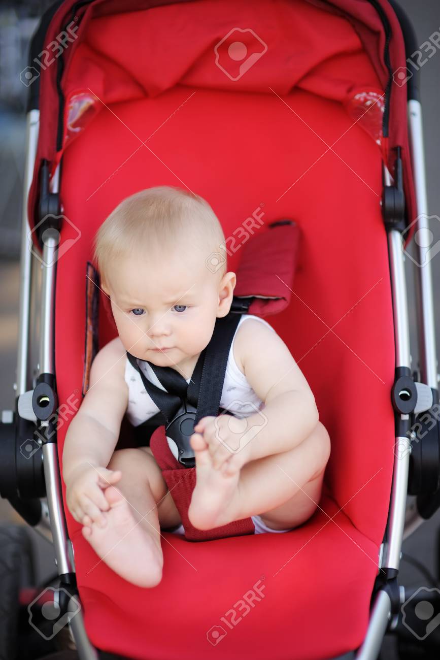 red stroller for boy