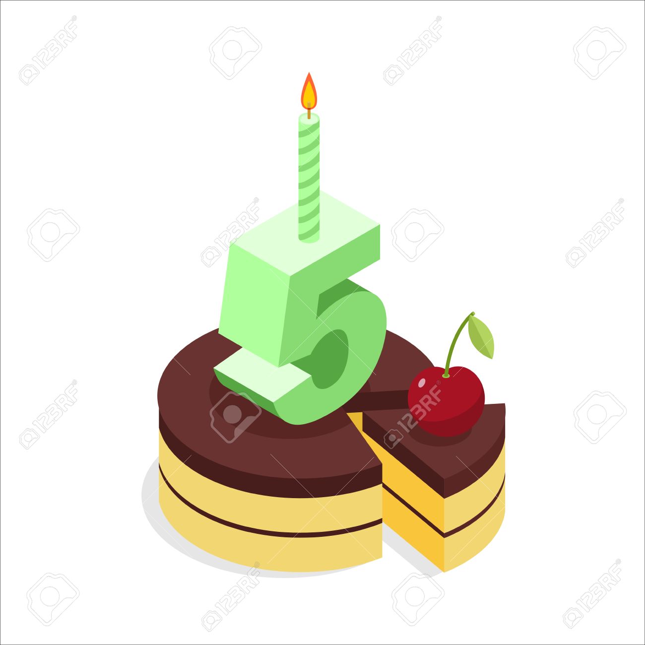 5 歳の誕生日 ケーキとろうそくのアイソメ図 ろうそくの数 5 記念日パイの祭典 お祝いのチョコレート ケーキと桜の作品 陽気なお祝いのイラスト素材 ベクタ Image 5 歳の誕生日 ケーキとろうそくのアイソメ図 ろうそくの数 5 記念日パイの祭典 お祝いのチョコレート ケーキと桜の作品 陽気なお祝いのイラスト素材 ベクタ Image