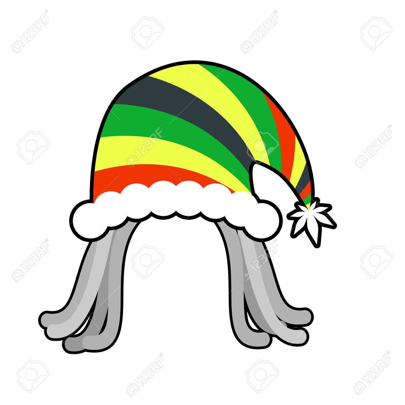 Rasta christmas hat Clearance