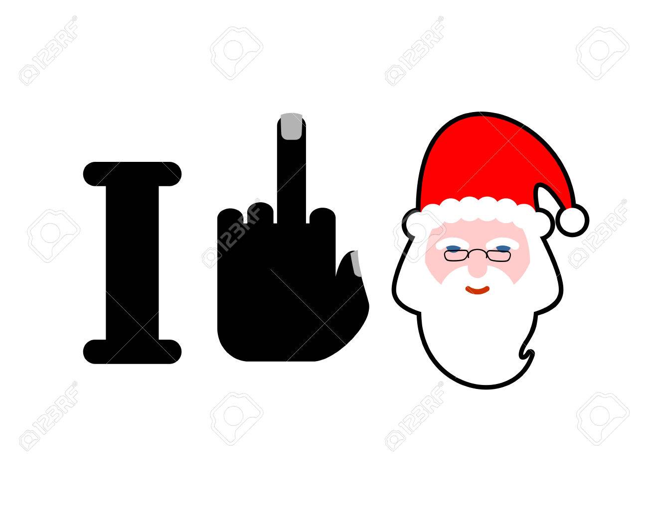 私はサンタを嫌います 憎しみの象徴を性交し サンタの顔 フーリガンのクリスマス イラスト のイラスト素材 ベクタ Image 私はサンタを嫌います 憎しみの象徴を性交し サンタの顔 フーリガンのクリスマス イラスト のイラスト素材 ベクタ Image