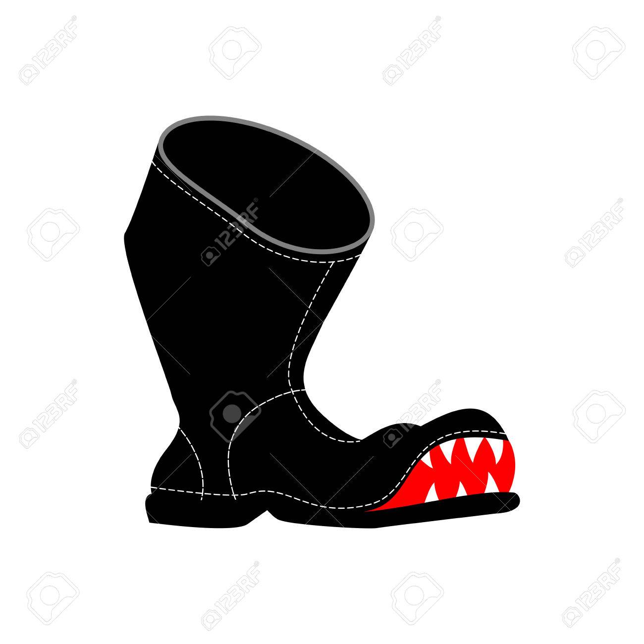 cowboy boots with teeth