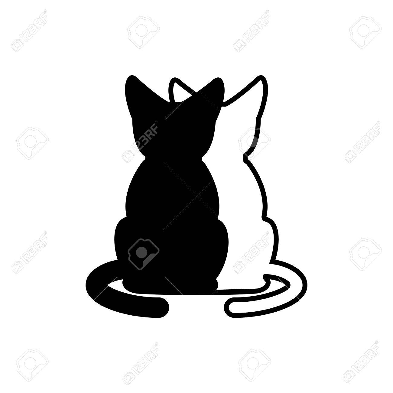 Cat Lovers Embrace Sign Logo Veterinary Clinic Or Petshop Royalty Free Cliparts Vectors And Stock Illustration Image