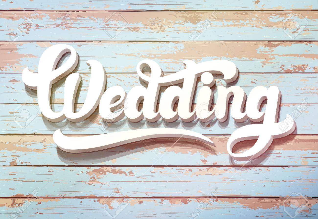 the word wedding on a wooden background wedding invitation vintage word wedding invitation