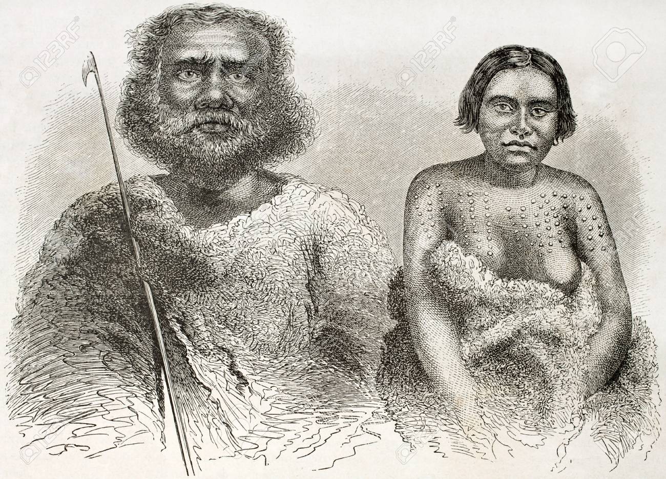 先住民の肖像画