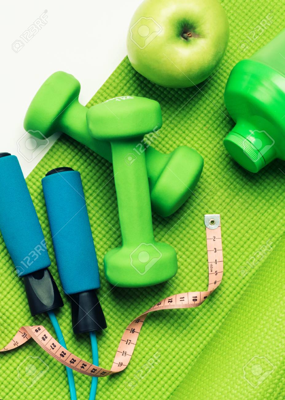 fitness concept yoga mat