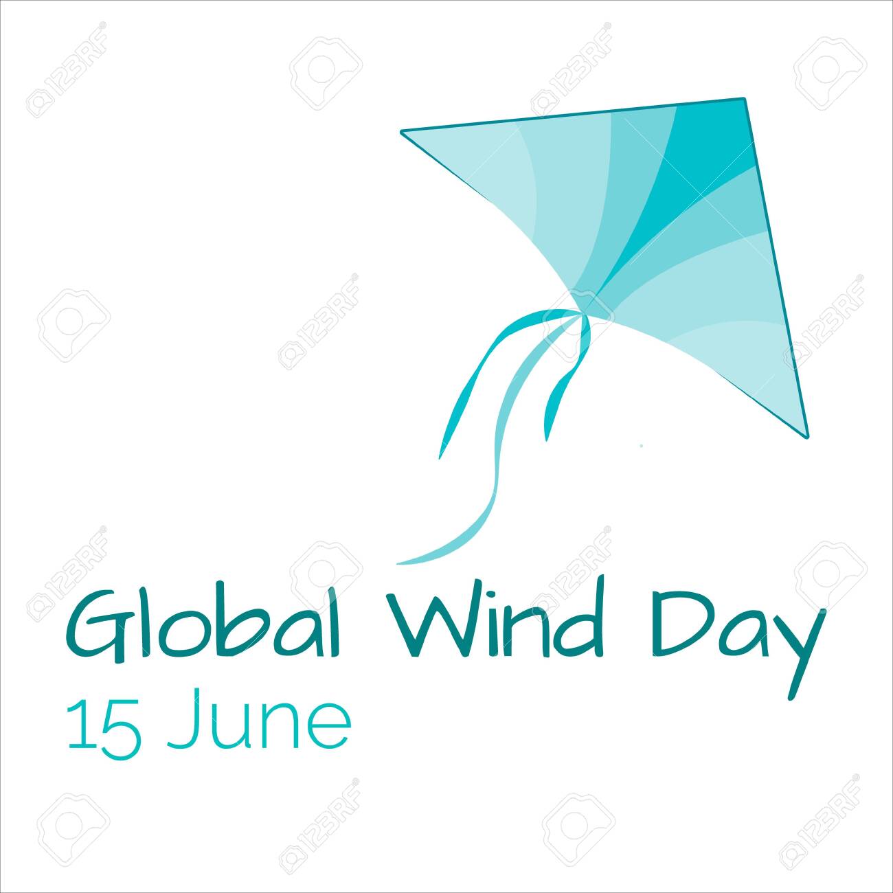 Icon of kite, eco technology, green energy, 15 June Global Wind Day - 148611882 Icon of kite, eco technology, green energy, 15 June Global Wind Day - 148611882
