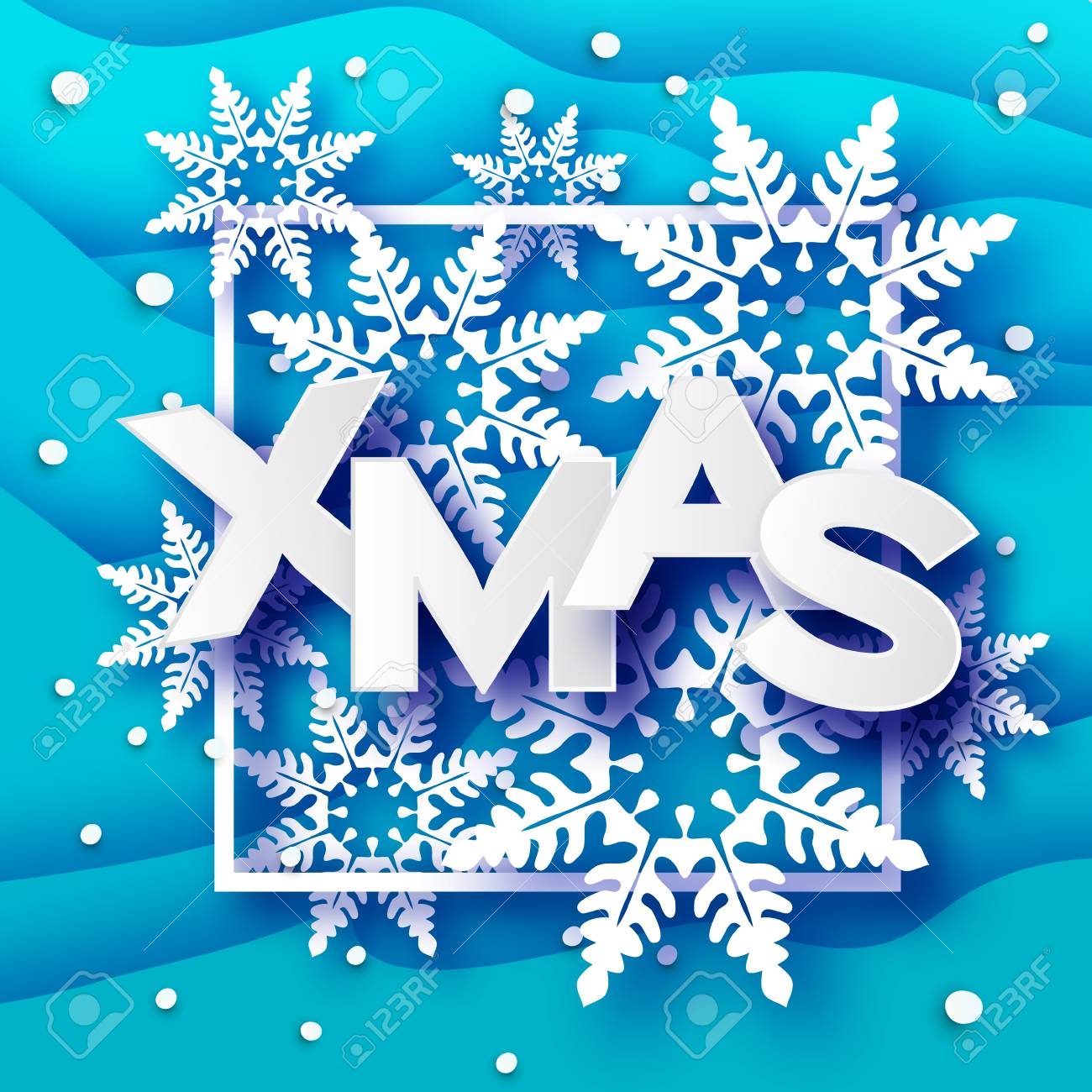 xmas background blue greetings card for merry christmas invitations