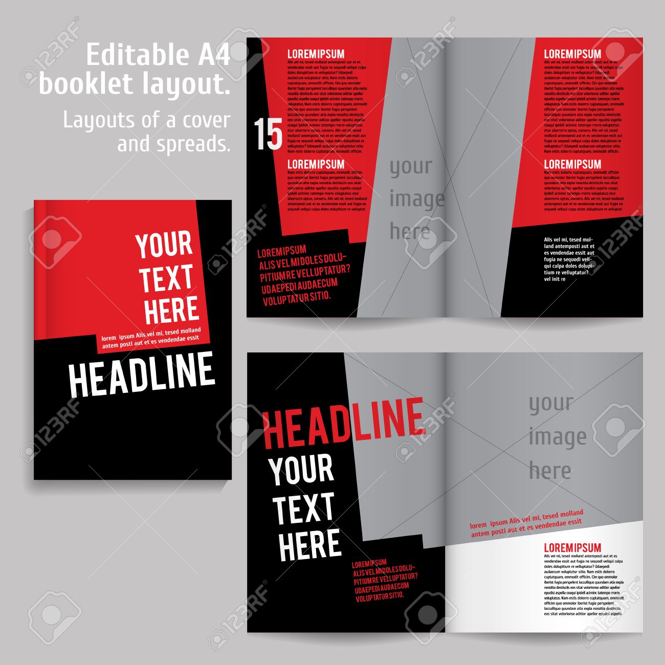 a4 book layout design