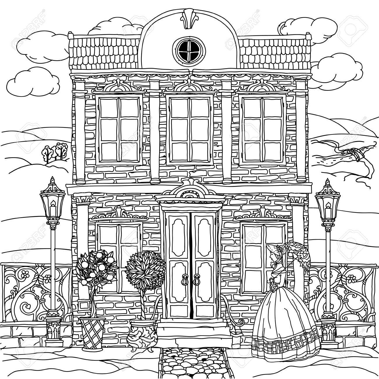 44+ Victorian Houses Coloring Book HD 44+ Victorian Houses Coloring Book HD