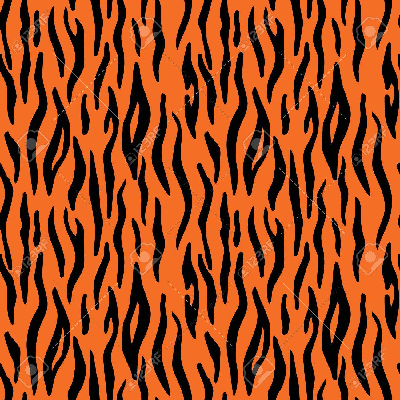 Abstract Animal Print. Seamless Vector Pattern With Tiger Stripes. Textile  Repeating Tiger Fur Background; Royalty Free SVG, Cliparts, Vectors, And  Stock Illustration. Image 62282634.