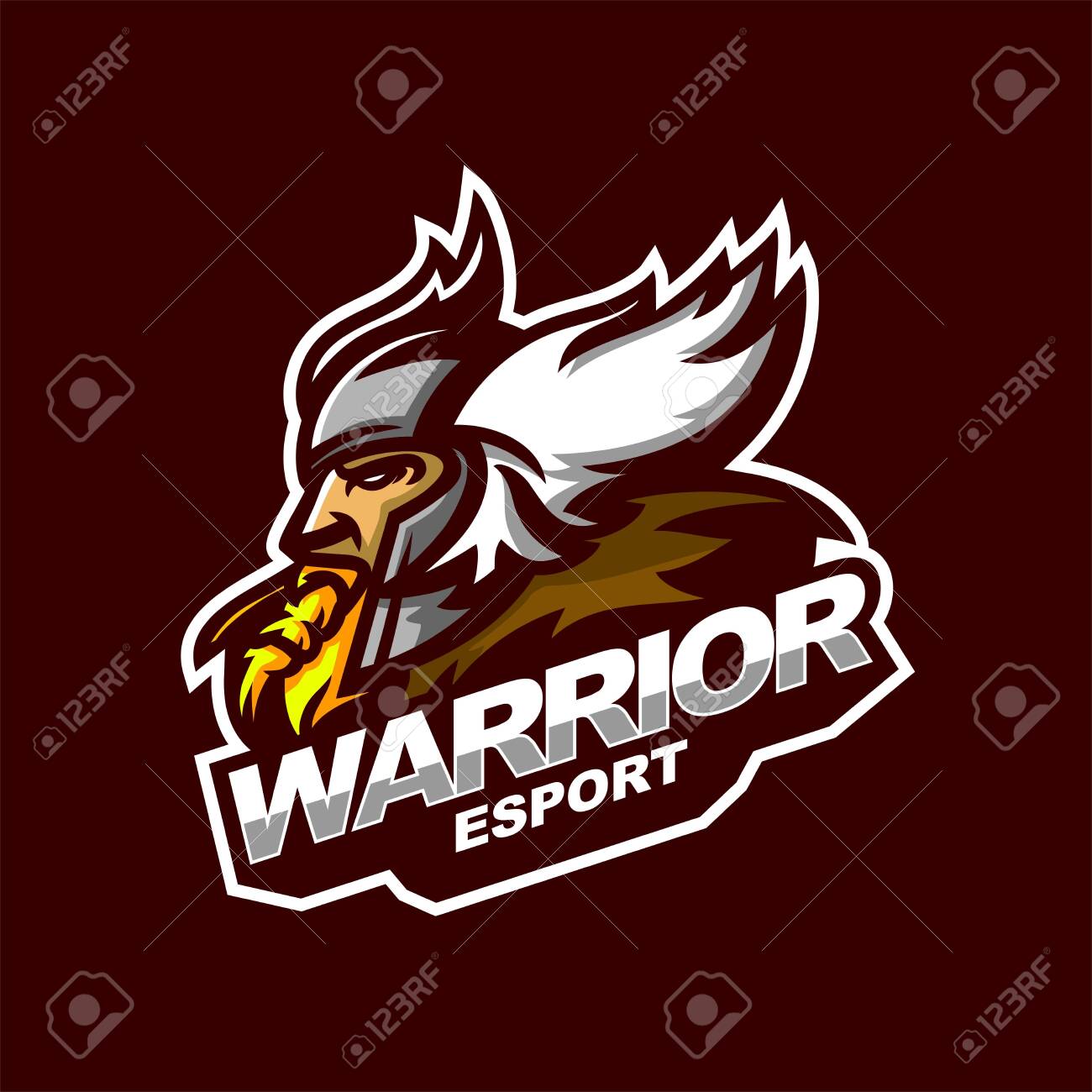 celtic warrior logo for e sport gaming mascot logo royalty free cliparts vectors and stock illustration image 142270757 123rf com