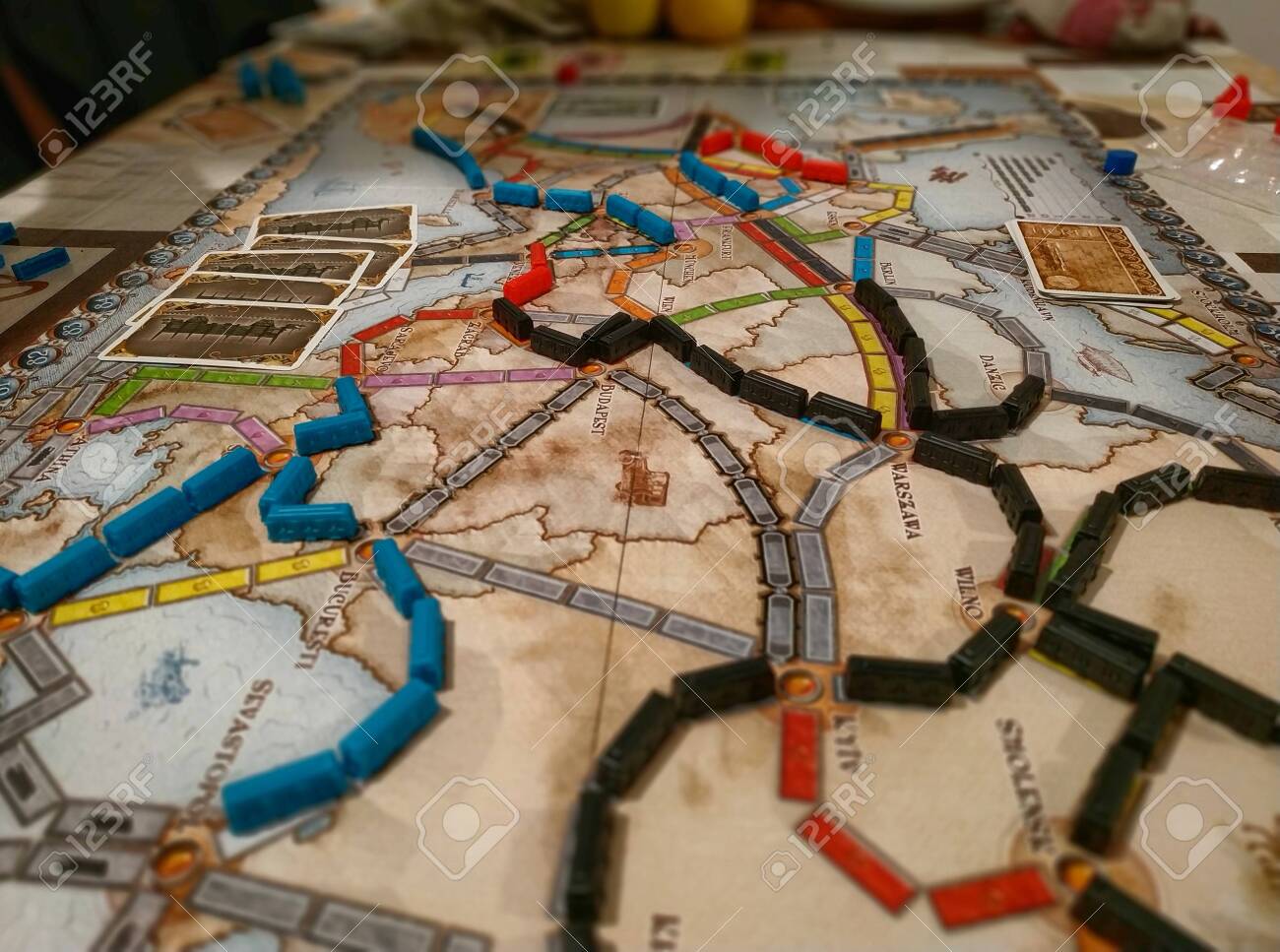 Turin Piemonte Italy June 2019 A Game At The Board Game Ticket