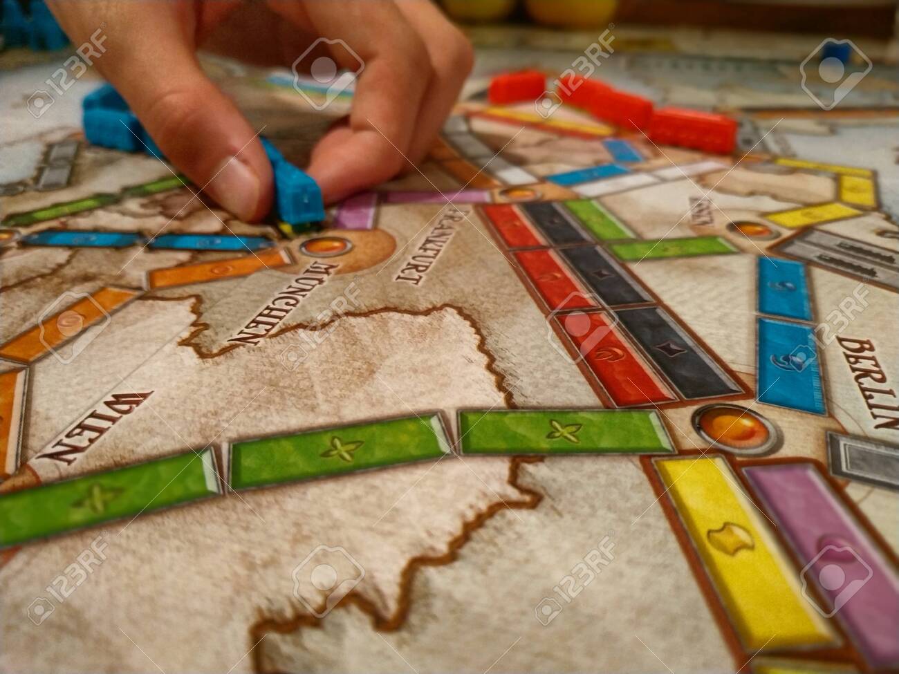 Turin Piemonte Italy June 2019 A Game At The Board Game Ticket