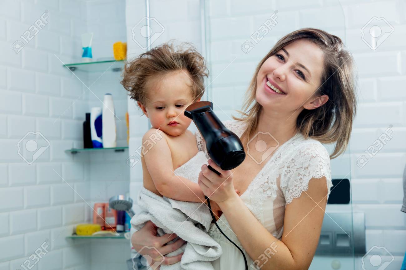 How To Dry Baby Hair After Bath