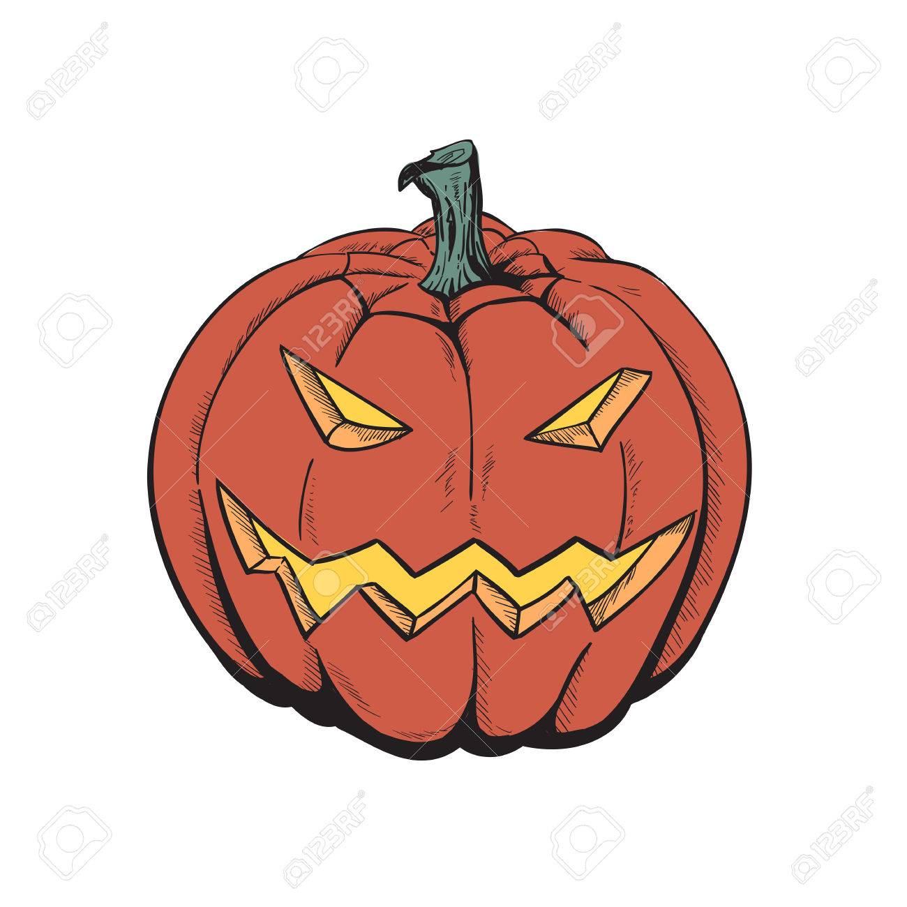 Cartoon Halloween Pumpkin - Hand Draw Illustration Stock Photo, Picture And Royalty Free Image. Image 25144157. Cartoon Halloween Pumpkin - Hand Draw Illustration Stock Photo, Picture And Royalty Free Image. Image 25144157.