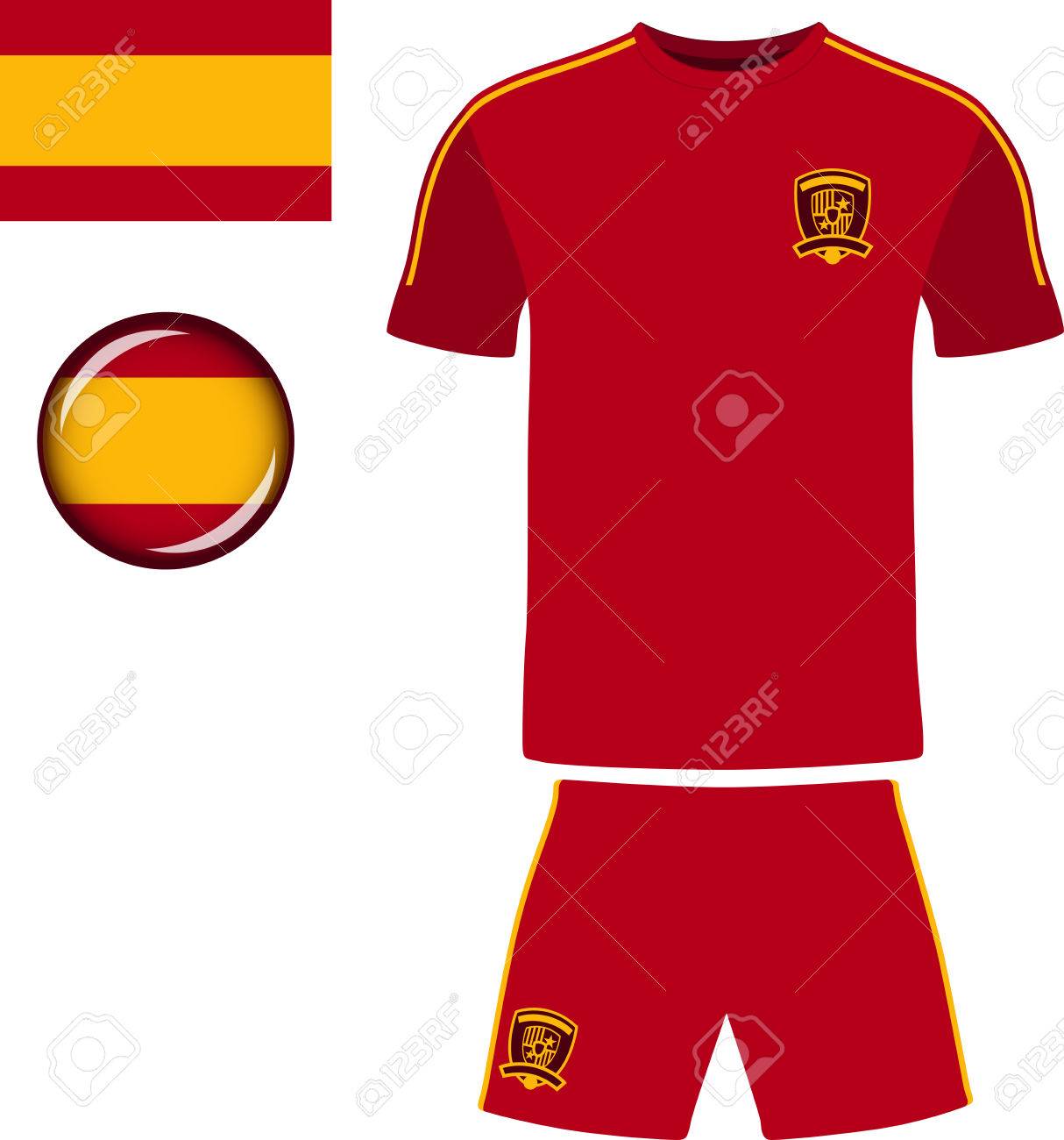 spain football uniform