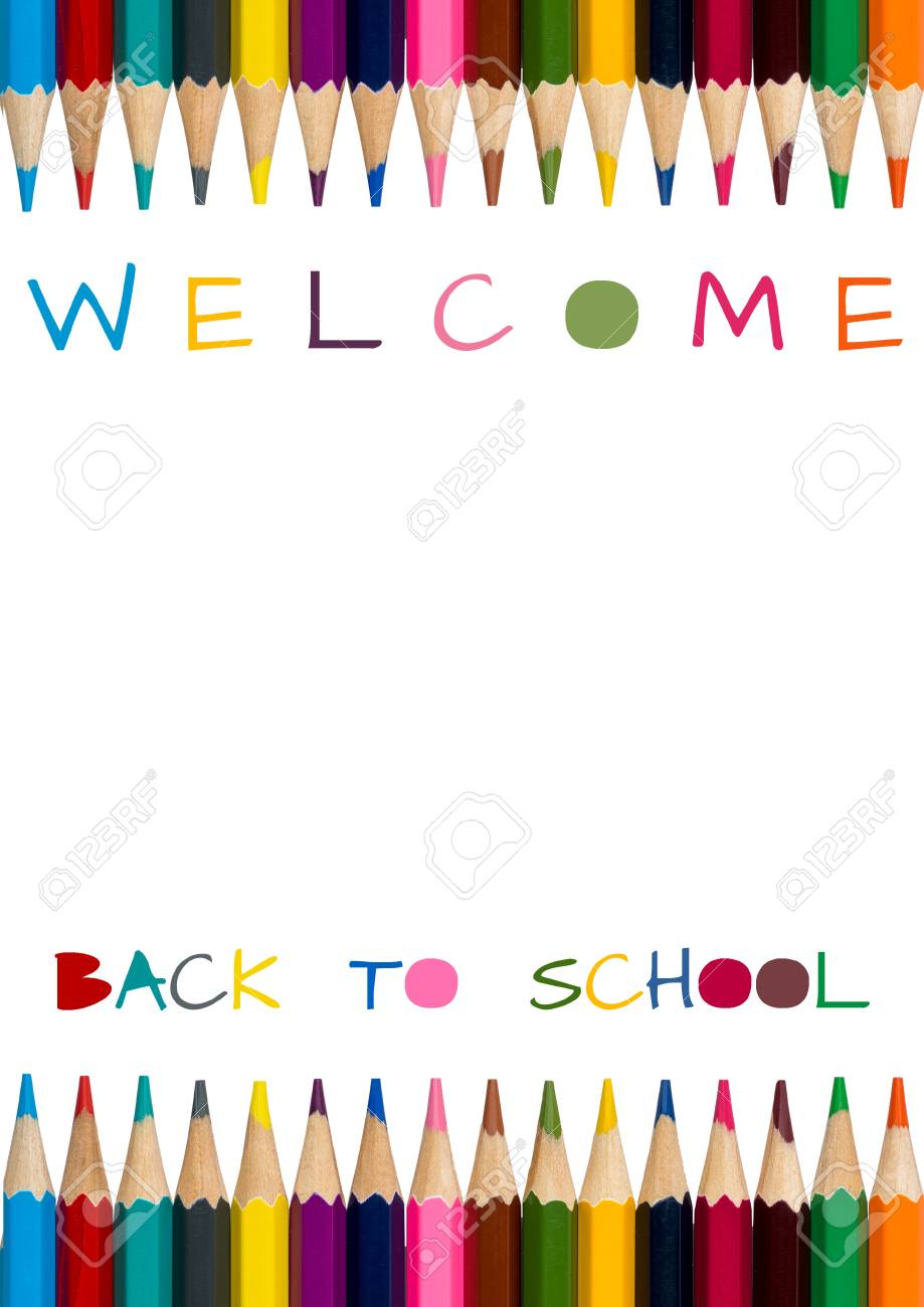 Welcome Back To School Background Stock Photo, Picture And Royalty Free  Image. Image 62245444.