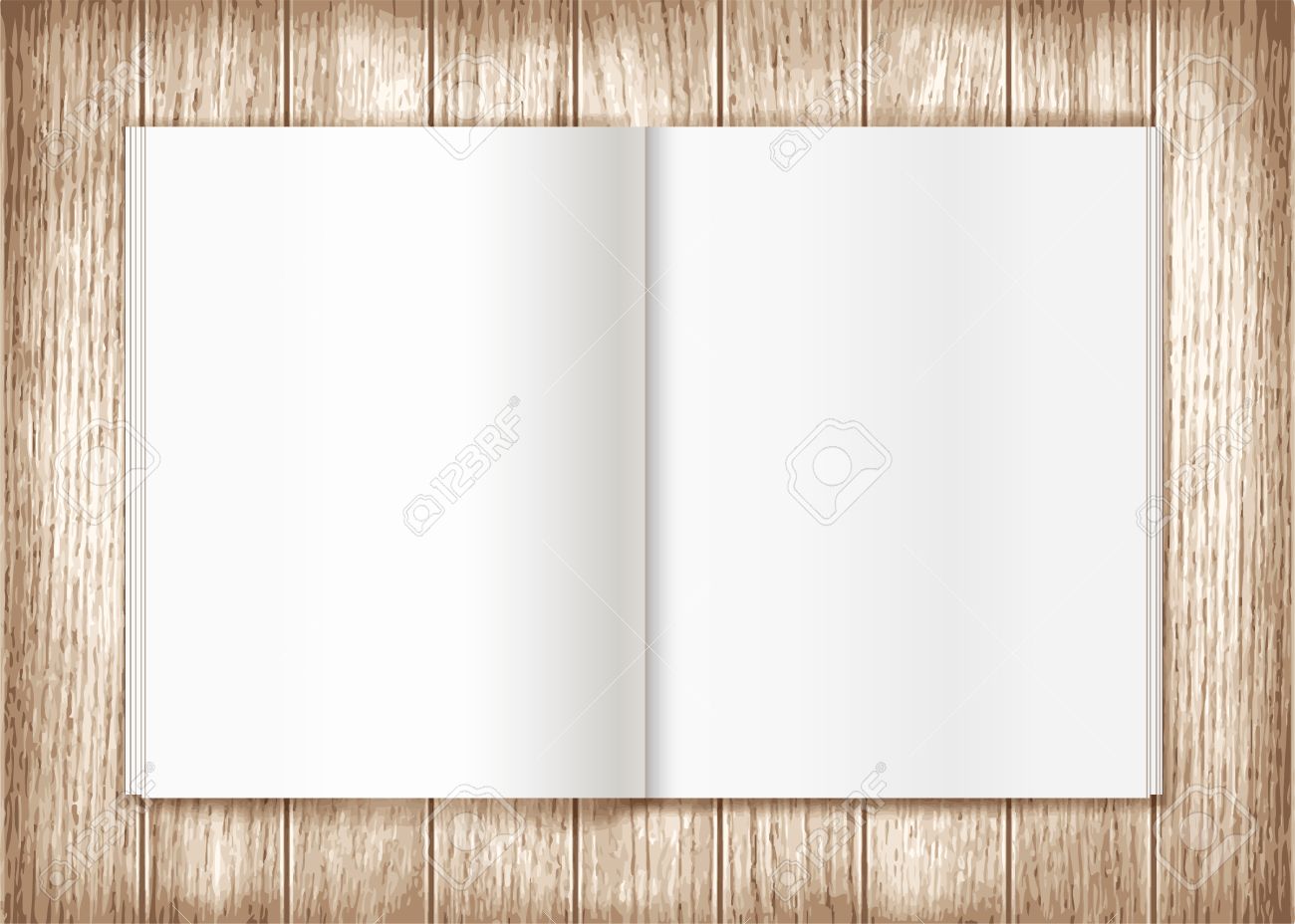 blank magazine template