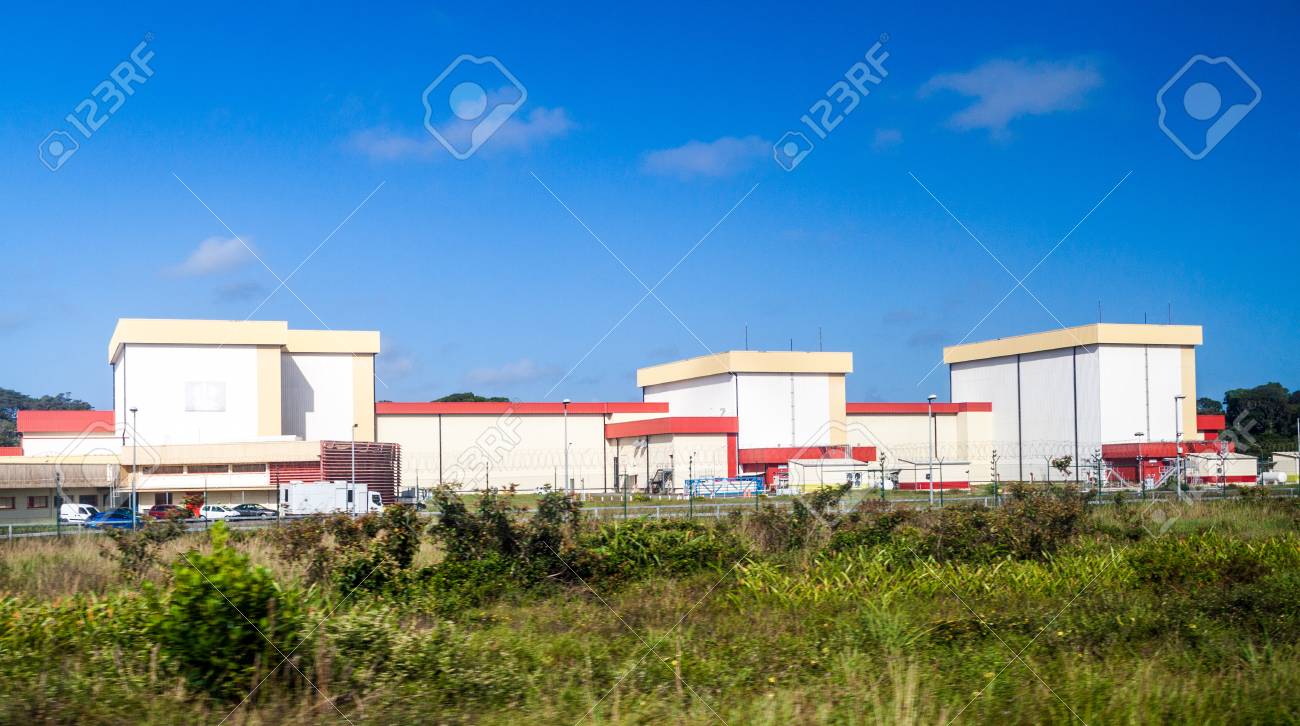 フランス領ギアナ クールーの中心空間 Guyanais ギアナ宇宙センター ビル衛星作製 の写真素材 画像素材 Image