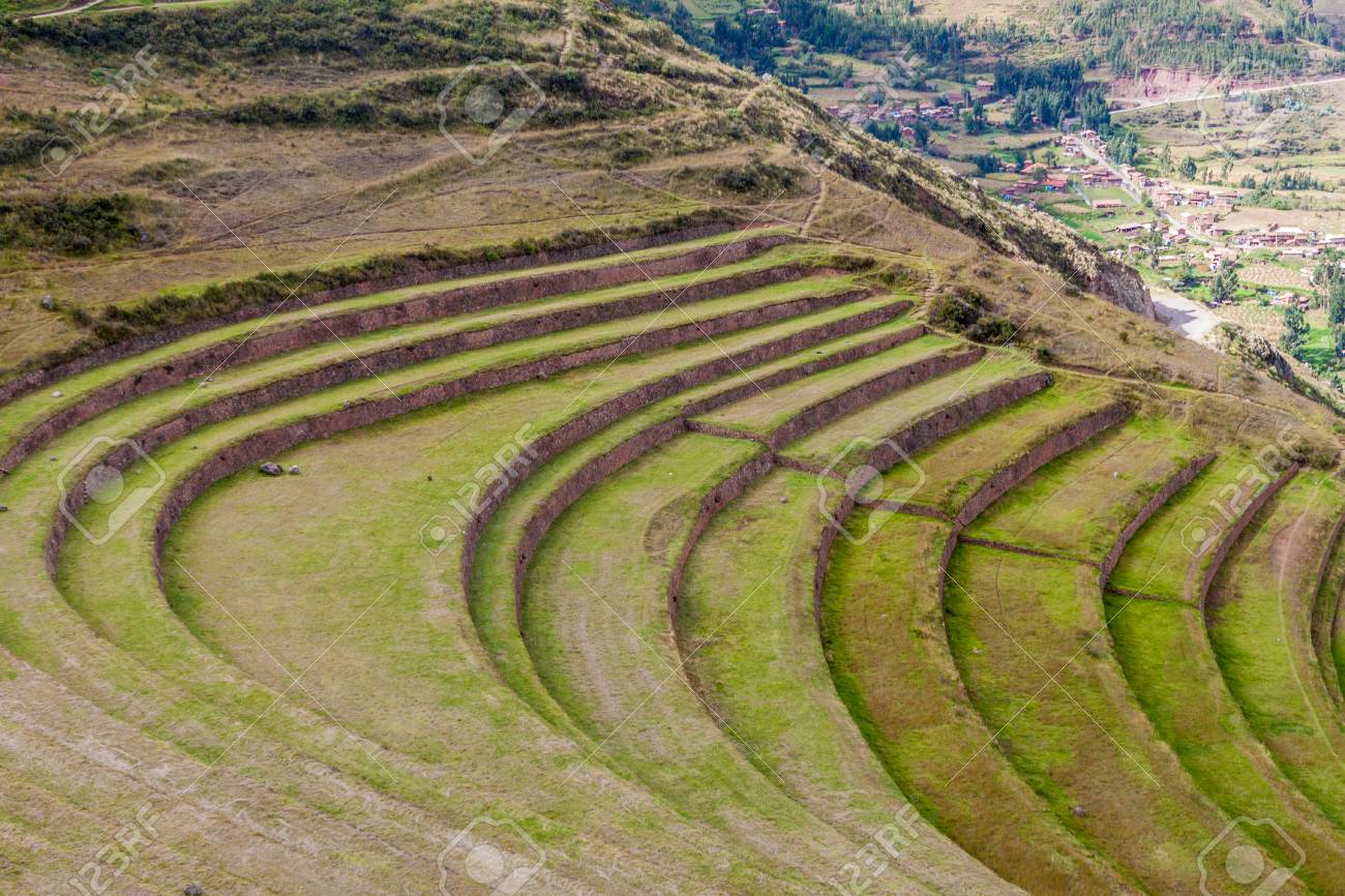 inca agricultural terraces in pisac sacred valley peru inca agriculture