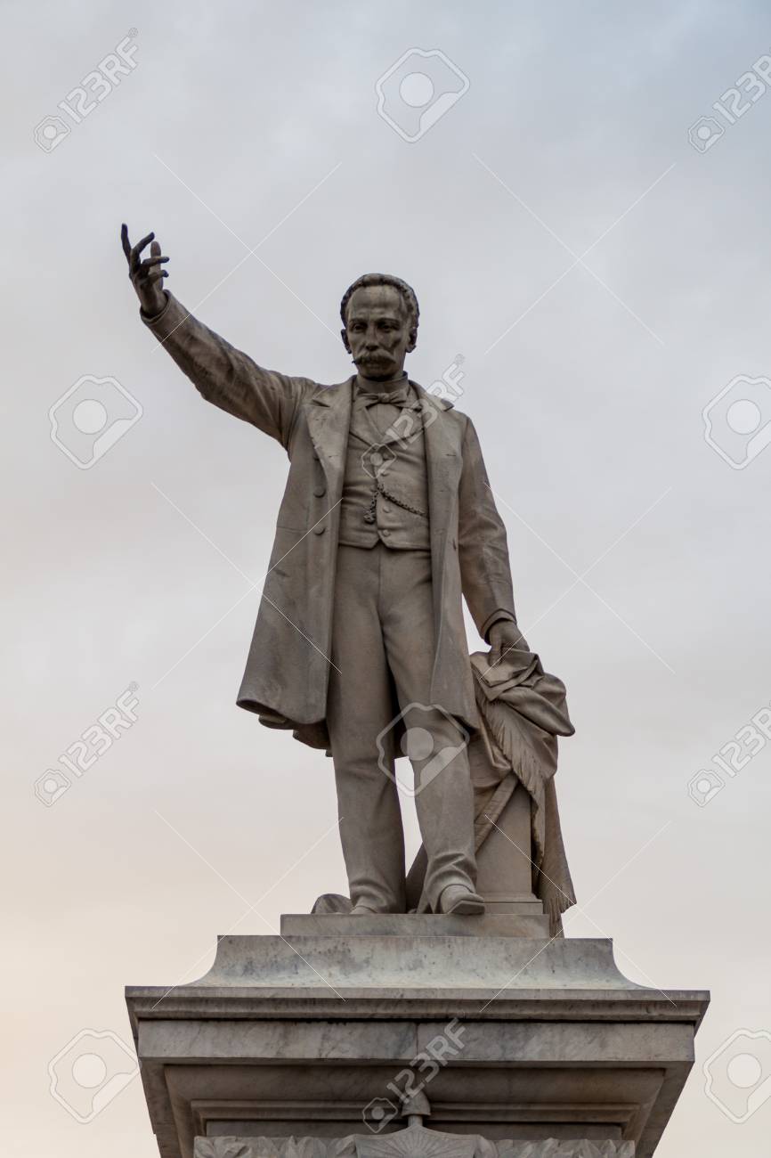 Jose Marti Statue At Parque Jose Marti Square In Cienfuegos Stock Photo Picture And Royalty Free Image Image 92808317