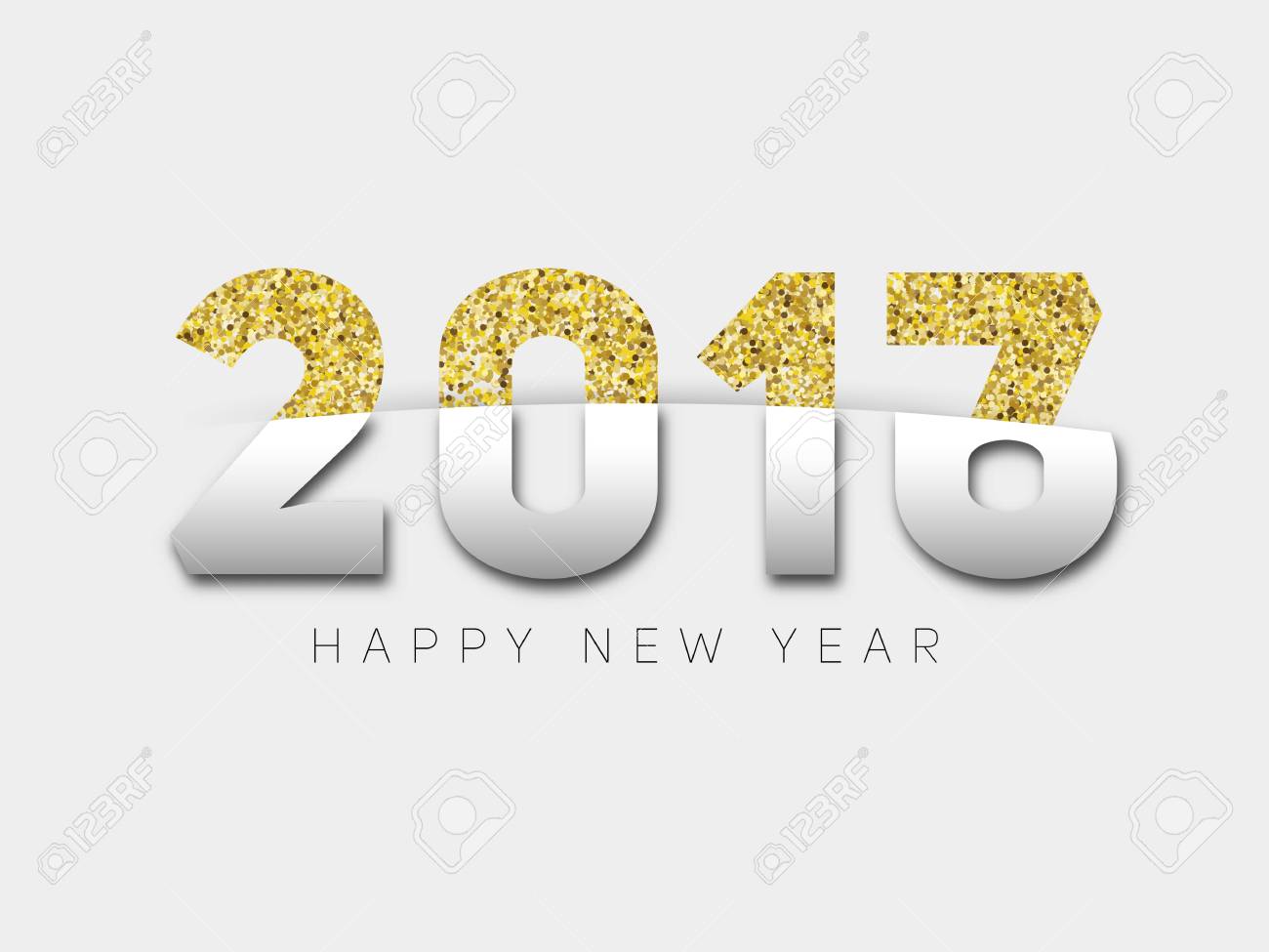Feliz Ano Novo 2017 Ano Novo Brilho Dourado Fundo De Ouro Para Flyer Banner Web Cabecalho Cartaz Placa Fundo Abstrato Para Texto Citacoes Ilustraciones Vectoriales Clip Art Vectorizado Libre De Derechos Image 68076547