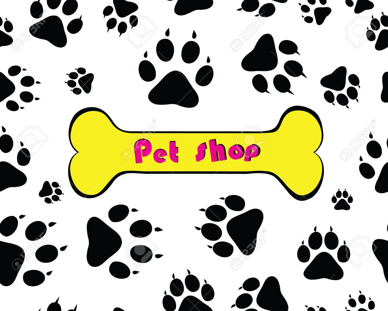 シームレスなベクトルの壁紙 猫の足跡のイラスト素材 ベクタ Image シームレスなベクトルの壁紙 猫の足跡のイラスト素材 ベクタ Image